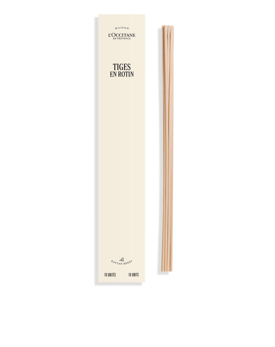 Set of 10 Rattan Reeds