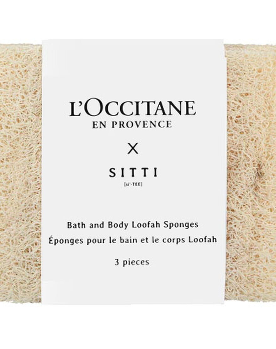 L'Occitane x Sitti Natural Loofah Scrubber l occitane x sitti natural loofah scrubber