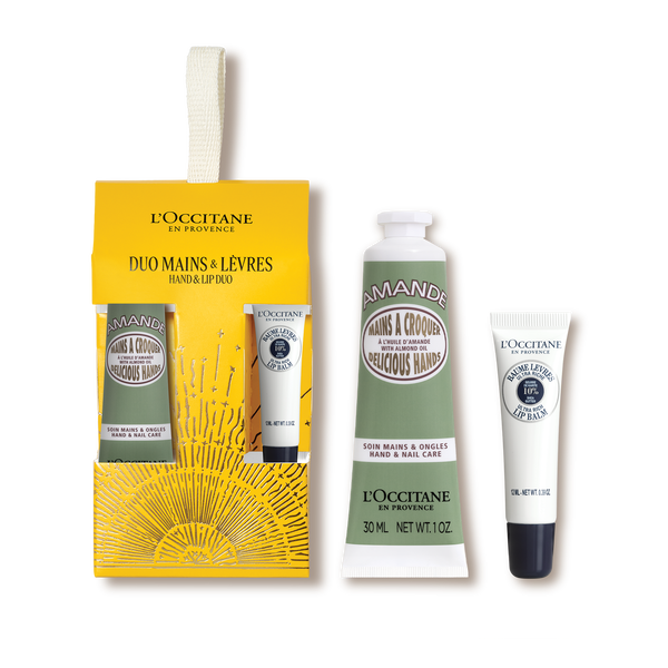 almond hands lips duo