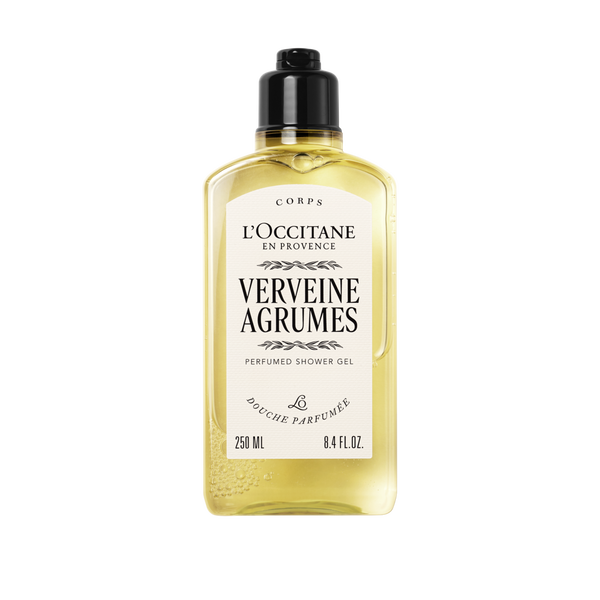 verveine agrumes  citrus verbena  perfumed shower gel  250ml
