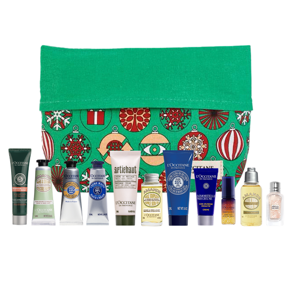 self care essentials pouch green