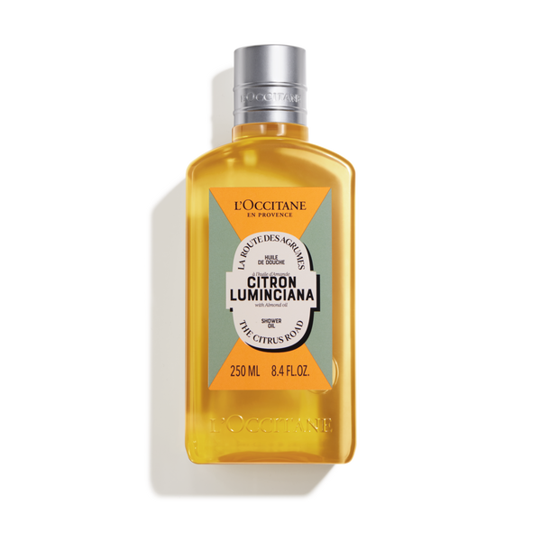 almond citron luminciana shower oil