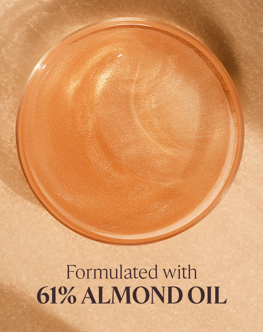 almond  amande  shimmering  body oil