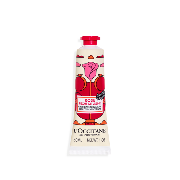 rose vine peach light hand cream