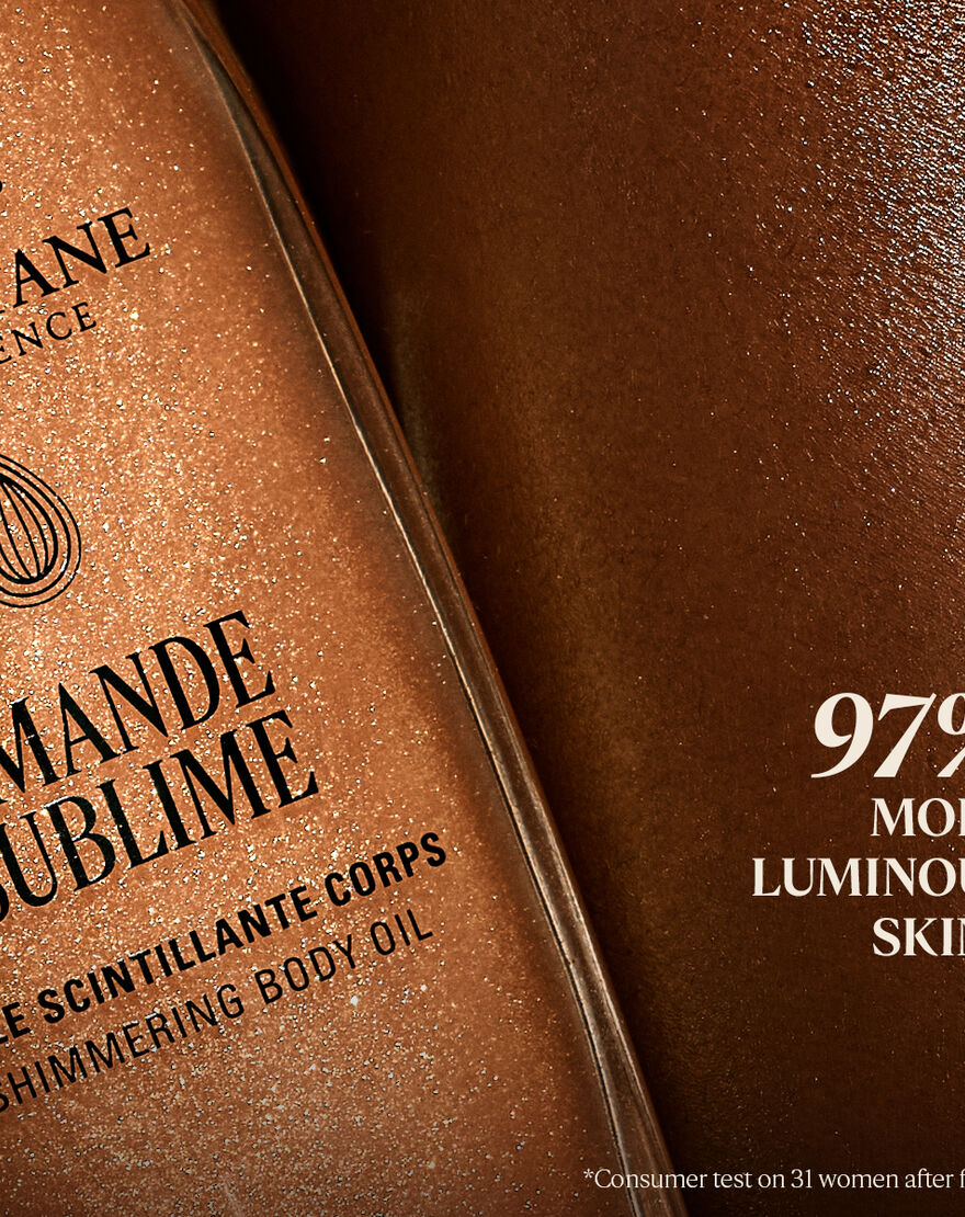 almond  amande  shimmering  body oil