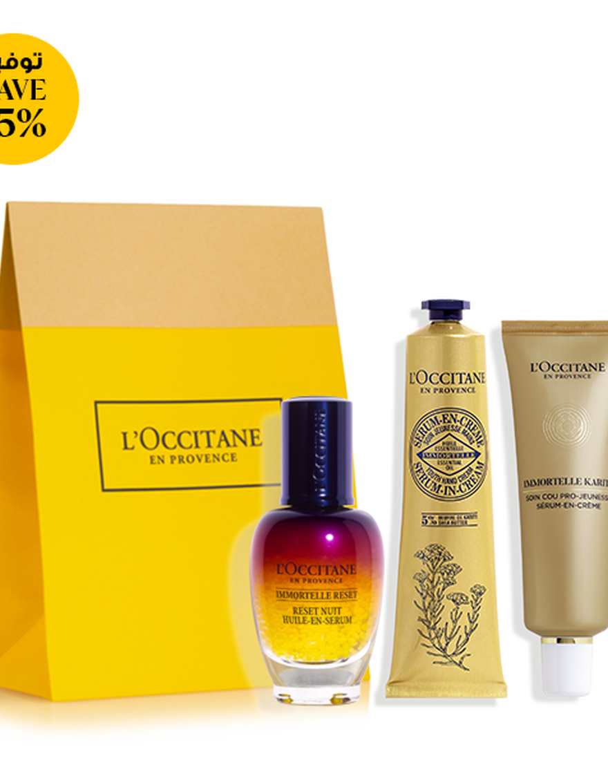 immortelle face to hand trio