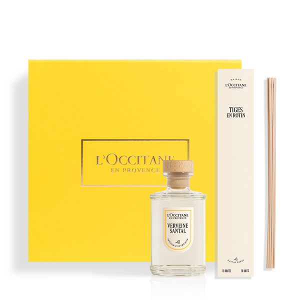 verveine santal home diffuser set