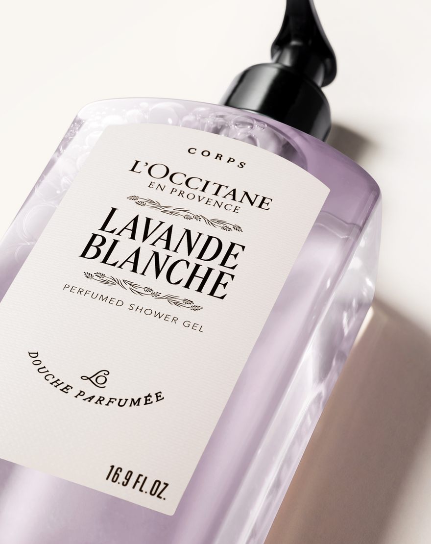 Lavande Blanche (White Lavender) Perfumed Shower Gel
