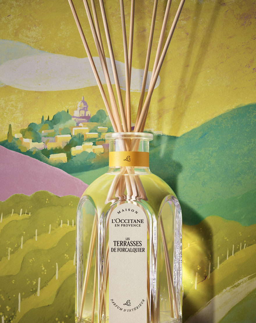 Les Terrasses de Forcalquier Home Diffuser, 235ml les terrasses de forcalquier home diffuser 235ml