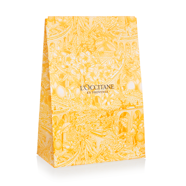 l occitane gift sachet yellow