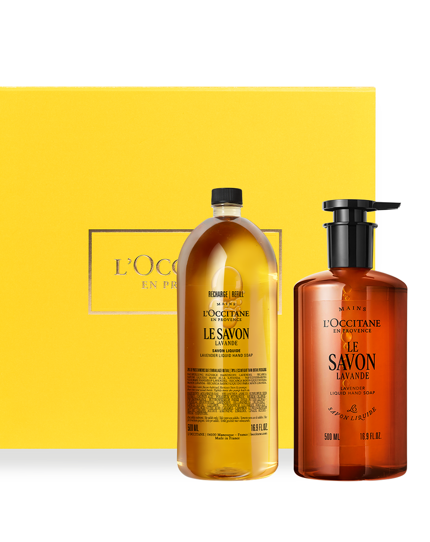 lavender liquid soap refill duo