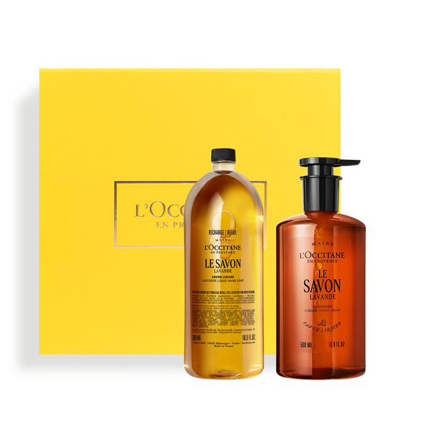 lavender liquid soap refill duo