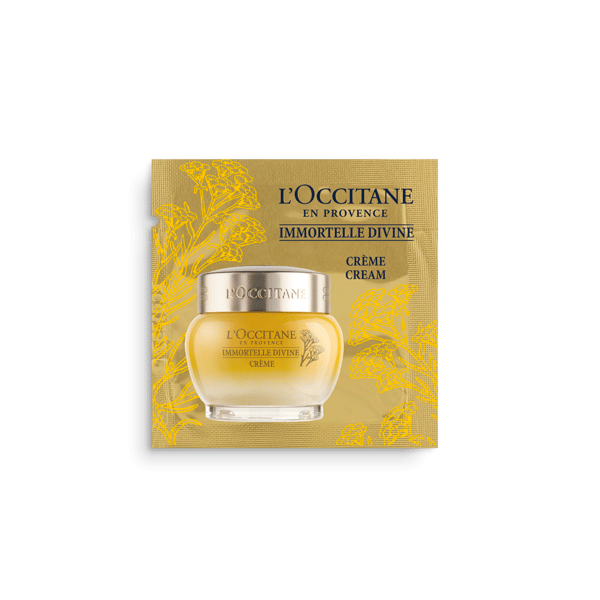 immortelle divine cream sample