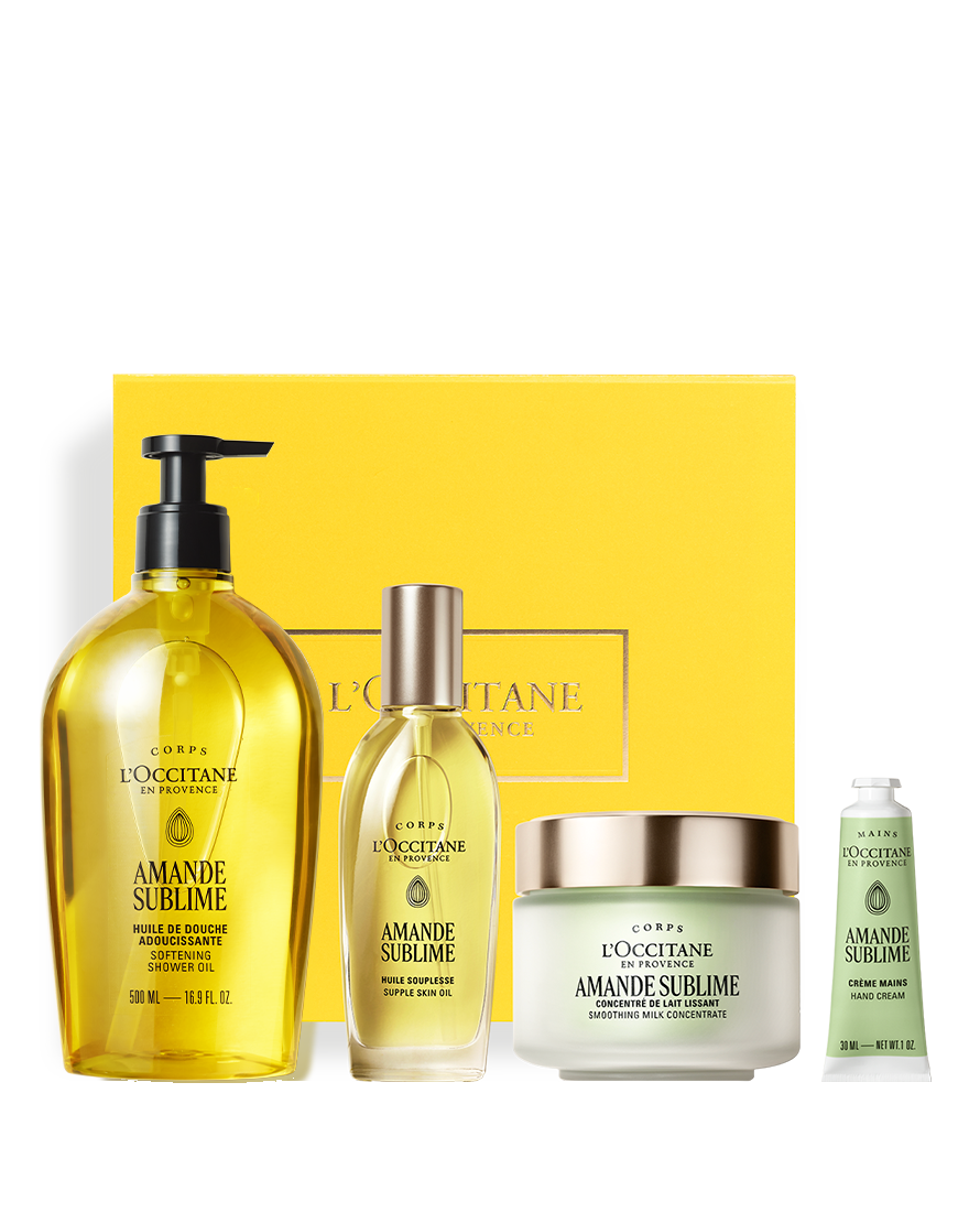 luxury almond body care collection